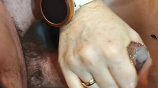 He Cum on My Big Tits