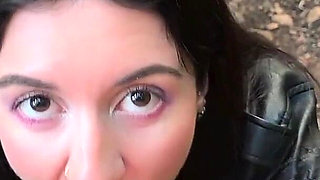 Crazy Cumwalk in Public Park Full of People - Public Blowjob Flashing