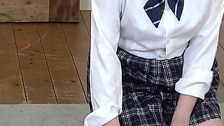 Human Carpet and Spit Hell, Female College Student Walks Around on Teacher's Body and Play Spitting All Over His Body
