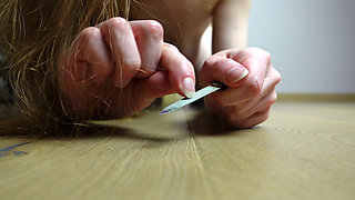 I Take Care of My Nails and Them with Clear Polish