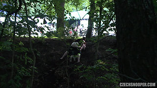 Czech Snooper 4 Festival Slut Fucked in Public During an Exhibitionist Hookup!
