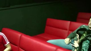 French Babe Meli Deluxe Takes Big Cum Load in Mouth at Cinema - Huge Ass Fucked Doggy Style