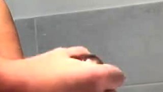 Stella Francis - Masturbating Big Shemale Cock in Close Up