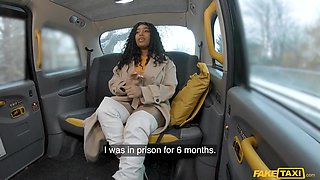 Maya Rose's Steamy Blonde Heat in a Wild BBC Taxi Rush