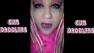 Cum Drooling with Slurping Sounds Extended.