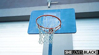 Small tits scene with tireless Elena Lux from She Loves Black