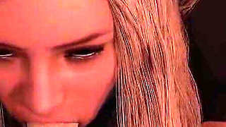 Sloppy Blowjob Hot Blonde Babe Mouth Fucked Extreme