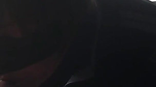 Midday parking lot blowjob and swallowing