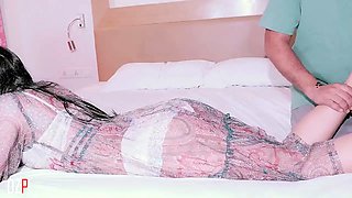 Cute Step Sis Fucked After a Body Massage