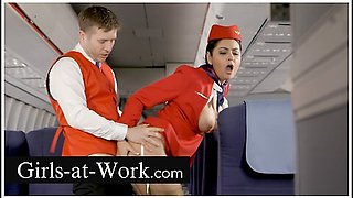 The Flight Attendants Enjoy The Stopover Between 2 Flights