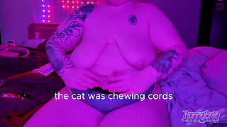 Big Tits Oiled & Stickered