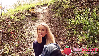 Horny Tania Swank with fuck-me boots banged outdoor!