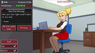Girl with big boobs and big ass takes monster cock - barely working gameplay