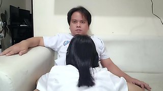 Pretty Petite Asian Student Enjoyed Wild Sex With Her Step-bro Instead Of Going To College