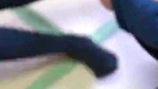 Xr65-a Girl in a School Uniform Had Her Feet Tickled.
