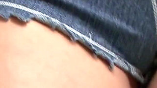 Hot Brunette Has Fun with 2 Black Dicks