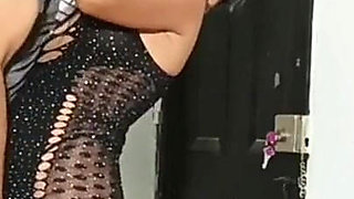 My Sexy Stepmother Gets Horny After a Party and We Have Risky Sex in the Living Room