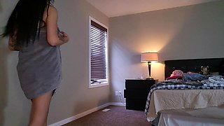 Beautiful brunette in sexy solo fingering masturbation 3 wmv