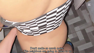 My Girlfriend Moans and Talks to Me Dirty While I'm Her Hard - English Subtitles