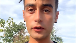 Eating Cum of Black Straight Friends Used Condom I Found After His Fuck