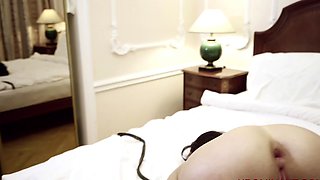 Brunette teen Chloe fucked hardcore