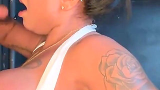 Maya Lynn Devours Cock at Gloryhole