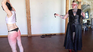 Whipped by Miss Lizz - Impact Play Whip Session