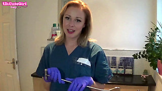 Latex Glove JOI in the Dental Chair Naughty Nurse POV