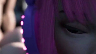 Catgirl Io Gets Her Tight Ass Fucked Hard on Nexus-3 Sloppy Blowjob & Massive Cumshots