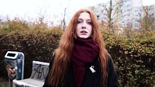 GERMAN SCOUT - Real Redhead Ginger Teen Alice