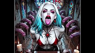 AI Dungeon Sluts 62: Elizabeth The Vampire Queen Blowjob & Big Tits Fantasy Gangbang