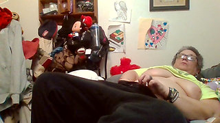 Oil Big Boobs Show Finger Pussy