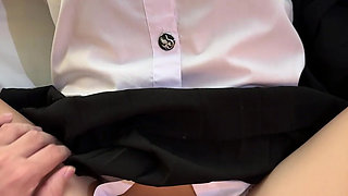 A Cute Thai Student in Uniform Get Fucked by a Big White Dick After College