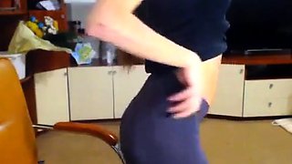 Elise Strips - Big Tits Babe Goes Naked for Softcore Vid