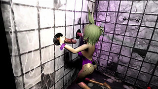 After Hours Dirty Shower at the Office