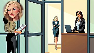 Cyber Longings Hentai ASMR Office Romance