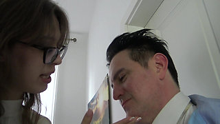 The new job with the dominant boss!