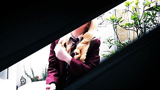 British Teens - doggy action