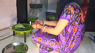 Bhabhi and Devar sex in Kitchen housewife bhabhi