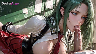 Gentle Hands Undress Mika's Uniform Before Cumshot Burst