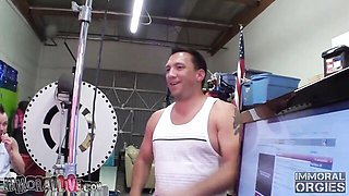 Inveigling Vicki Chase and Megan Foxx's craven moorehead sex