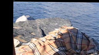 Beautiful blonde babe franziska facella solo masturbation