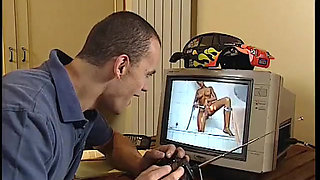 Fucking Blonde with Big Tits in Bedroom Until She Screams