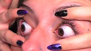 Dumb Slut Gets an Eyeful of Cum - Extreme Lezdom & Dvp - Chloe Kreams, Goddess Nyx, Steve Rickz