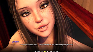 Wvm - Young Brunette Strips and Gives Hard Cock a Hungry Blowjob