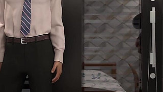 Hot Office Lady Boss Fucked and Creampied by a Playboy