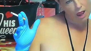 Gloves and Smoking Fetish