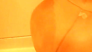 Shower Time with Pantyhose on