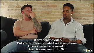 Sata Jones Loves Two Hard Interracial Dicks In Her Tight Holes At The Same Time