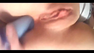Smoking Hot Babe Fucks Her Ass with Favorite Toy